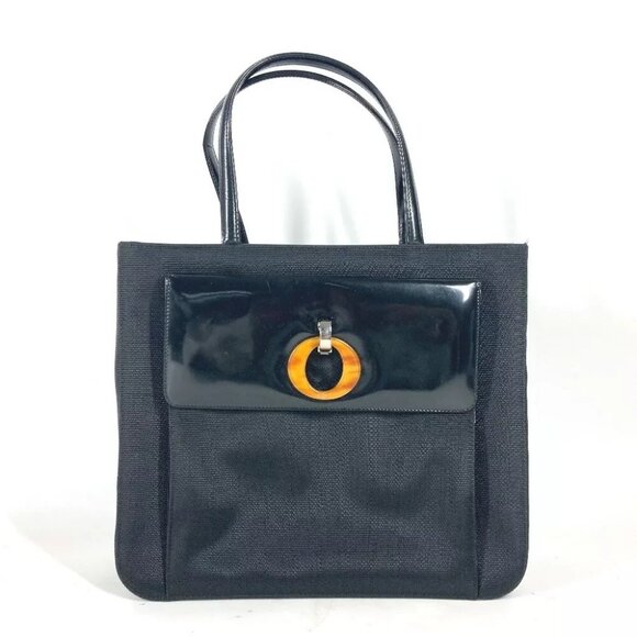 Dior Handbags - Dior vintage Shoulder Bag Bag Hand Bag Leather Black